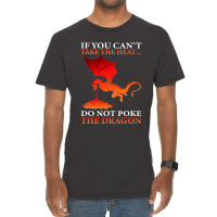 Cool Dragon Flamespewing Flying Mythical Creature Vintage T-shirt | Artistshot