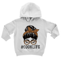 Cook Leopard Messy Bun Women Back To School T Shir Toddler Hoodie | Artistshot