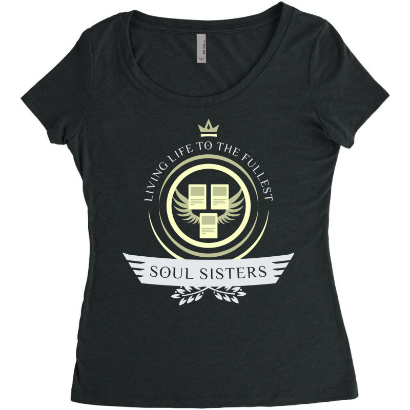 Soul Sisters Life V2 Women's Triblend Scoop T-shirt by saylevongalx | Artistshot