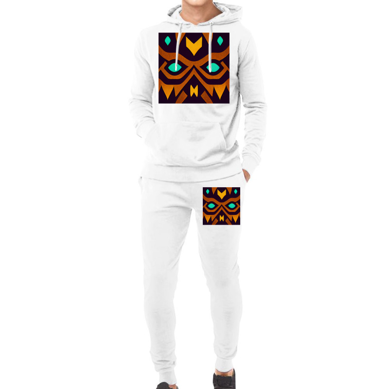 Tribal Fairy Tale Majoras Mask Symmetric Pattern T Hoodie & Jogger Set | Artistshot