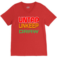 Untap    Tcg Hand Writing Uan 2021 Funny On Demand V-neck Tee | Artistshot