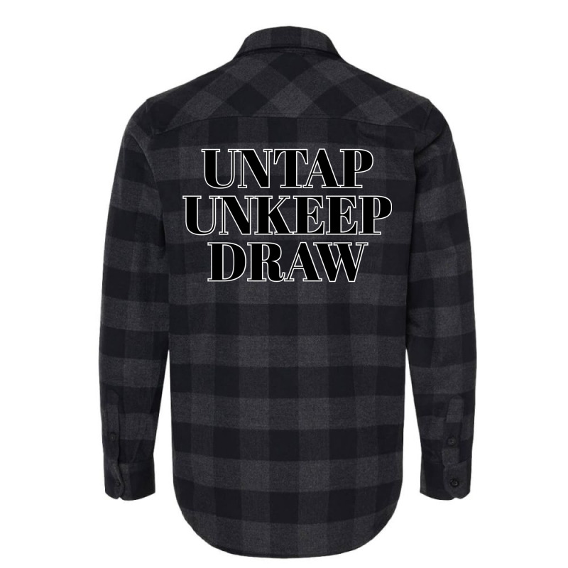 Untap Unkeep Draw 1 Flannel Shirt by slavissweersq | Artistshot