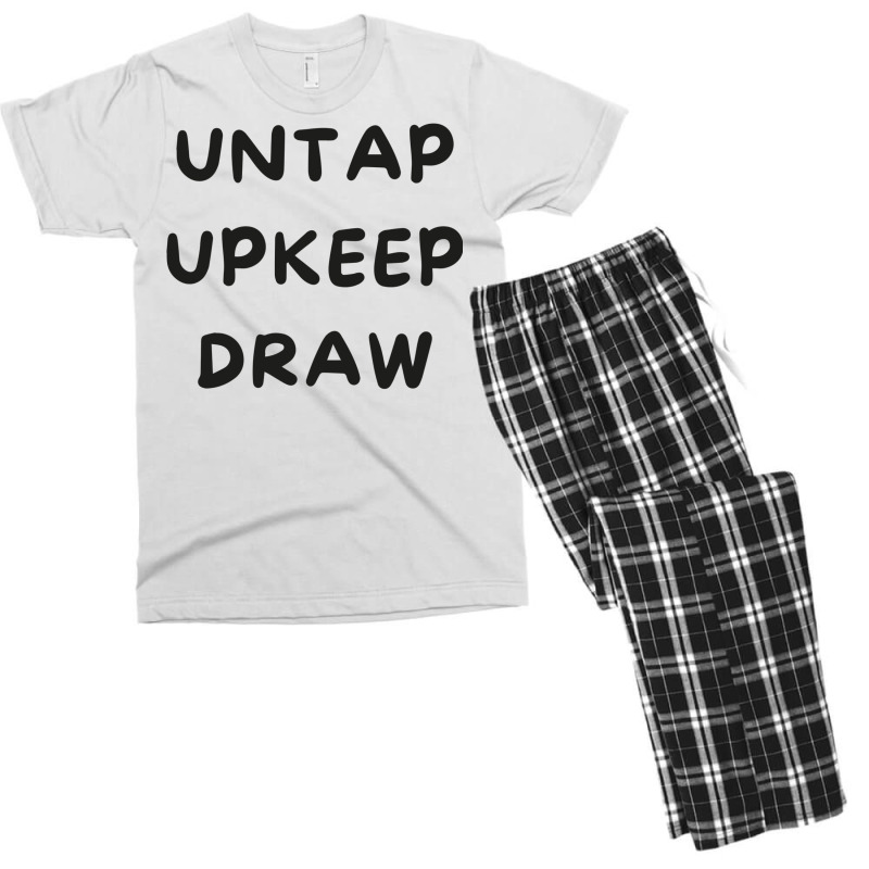 Untap Upkeep Draw 3 Men's T-shirt Pajama Set by slavissweersq | Artistshot