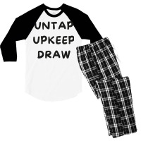 Untap Upkeep Draw 3 Men's 3/4 Sleeve Pajama Set | Artistshot