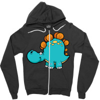 Mix Cartoon Dinosaur Zipper Hoodie | Artistshot