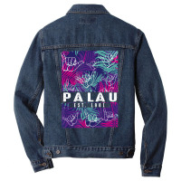 Tropical Palm Palau T Shirt   Palauan Shirt Men Denim Jacket | Artistshot