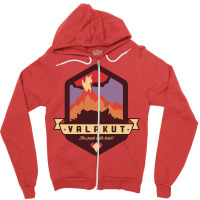 Valakut   The Peak With Heat! 10 Zipper Hoodie | Artistshot