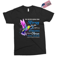 Charge Syndrome Awareness Blue Strong Hummingbird Exclusive T-shirt | Artistshot