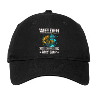 Welder I Can Fill Any Gap Funny Fabrication Weldin Adjustable Cap | Artistshot