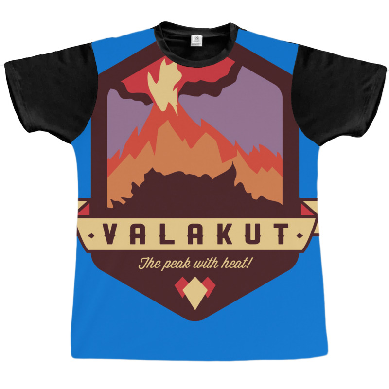 Valakut   The Peak With Heat! 3 Graphic T-shirt by slavissweersq | Artistshot