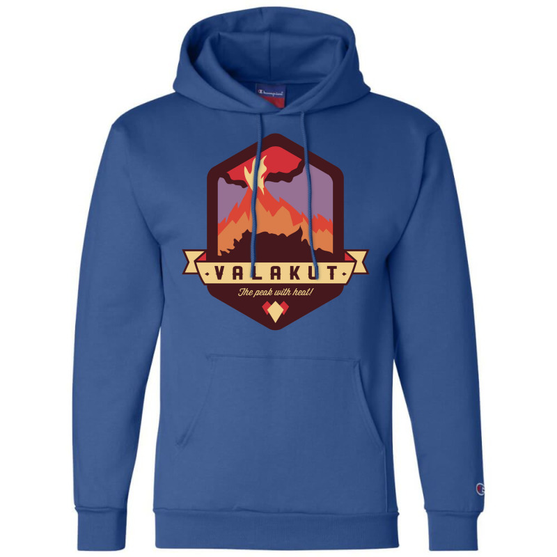 Valakut   The Peak With Heat! 3 Champion Hoodie by slavissweersq | Artistshot