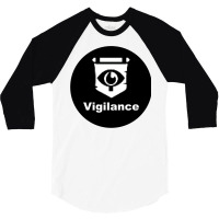 Vigilance Counter Token 3/4 Sleeve Shirt | Artistshot