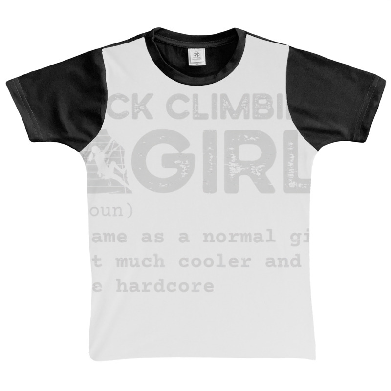 Rock Climbing Girl Definition For A Mountaineering Graphic Youth T-shirt by qadina | Artistshot