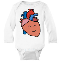 Anatomical Happy Heart Kids Aspiring To Become Car Long Sleeve Baby Bodysuit | Artistshot