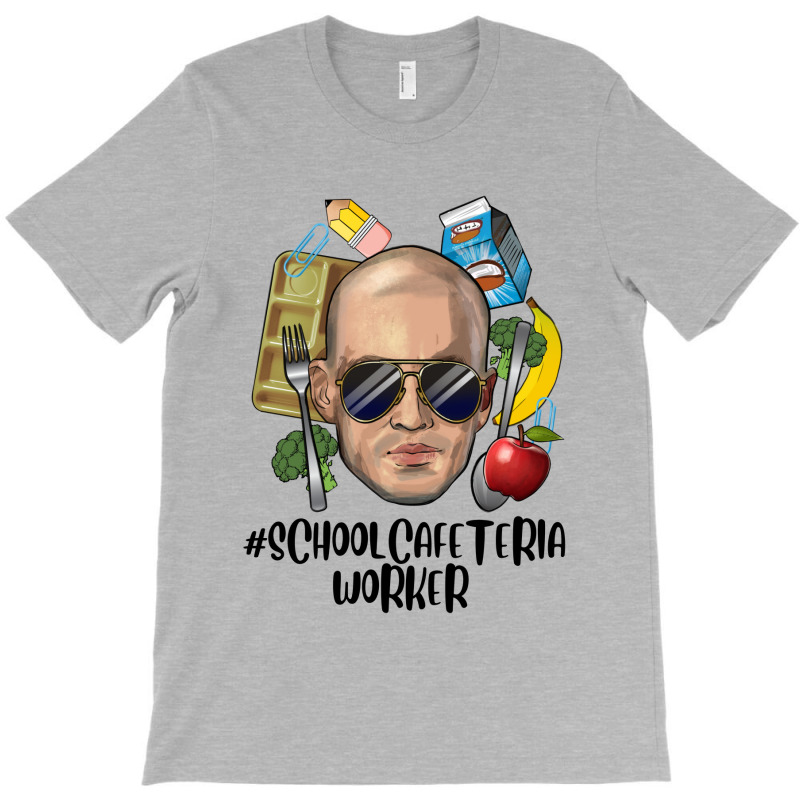 Bald Man School Cafeteria Worker T-shirt | Artistshot