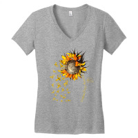 Endometriosis Awareness Sunflower T Shirt Women's V-neck T-shirt | Artistshot