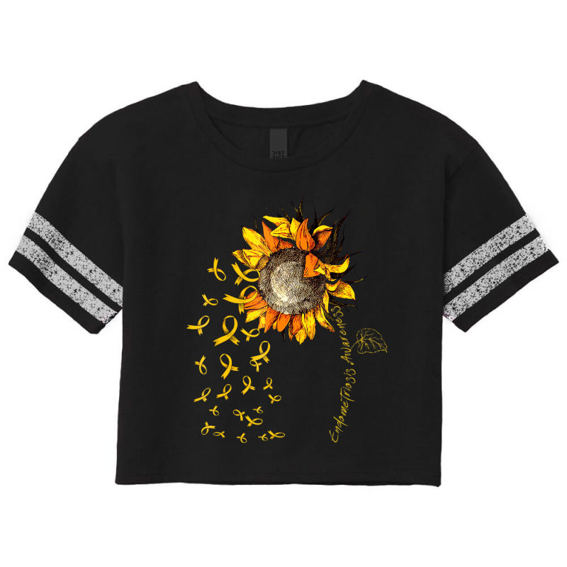 Endometriosis Awareness Sunflower T Shirt Scorecard Crop Tee by hausch | Artistshot