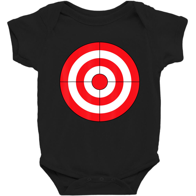 Bulls Eye Target Lazy Diy Halloween Costume Darts Baby Bodysuit | Artistshot