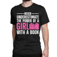 Funny Reading For Women Girls Bookworm Novel Book Classic T-shirt | Artistshot