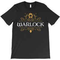 Warlock Slaying Dragons In Dungeons T-shirt | Artistshot