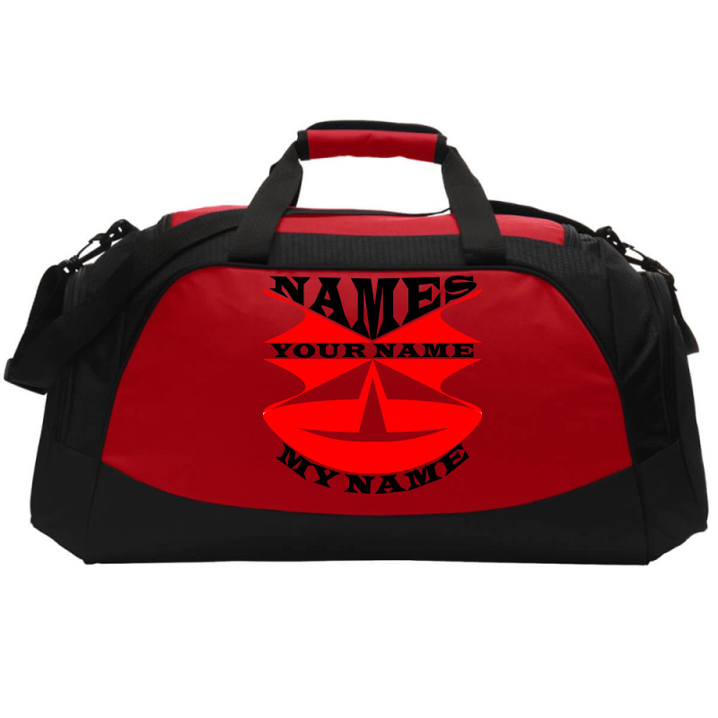 Names Design Active Duffel | Artistshot