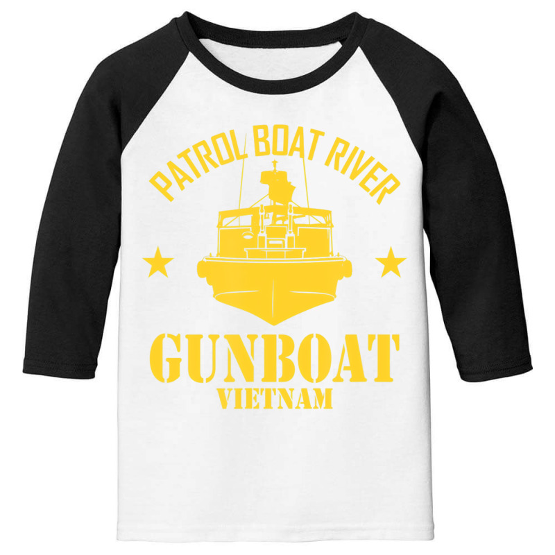 Patrol Boat River   Gunboat Vietnam T Shirt Youth 3/4 Sleeve by heffopance | Artistshot