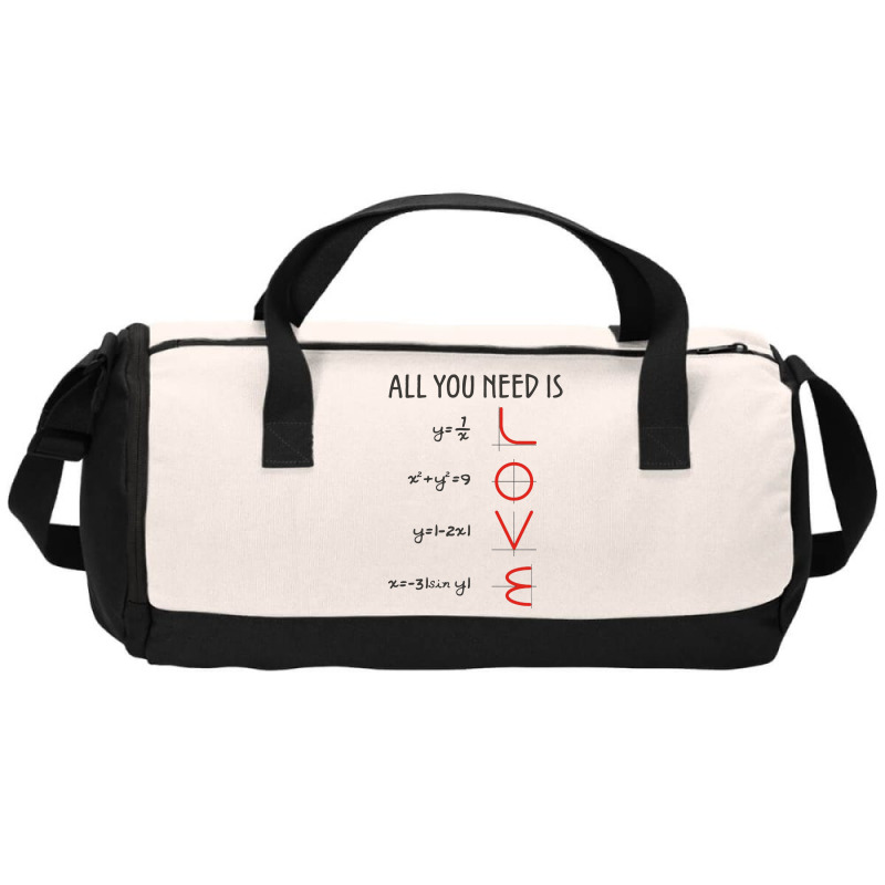 All You Need Is Love Equations Duffel Bag | Artistshot