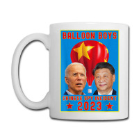 Joe Biden Vs Xi Jinping   Chinese Surveillance Bal Coffee Mug | Artistshot