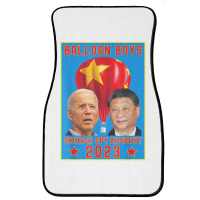 Joe Biden Vs Xi Jinping   Chinese Surveillance Bal Front Car Mat | Artistshot