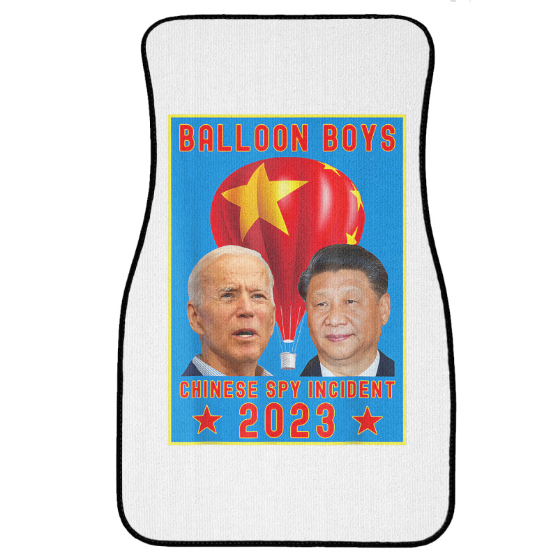 Joe Biden Vs Xi Jinping   Chinese Surveillance Bal Front Car Mat | Artistshot