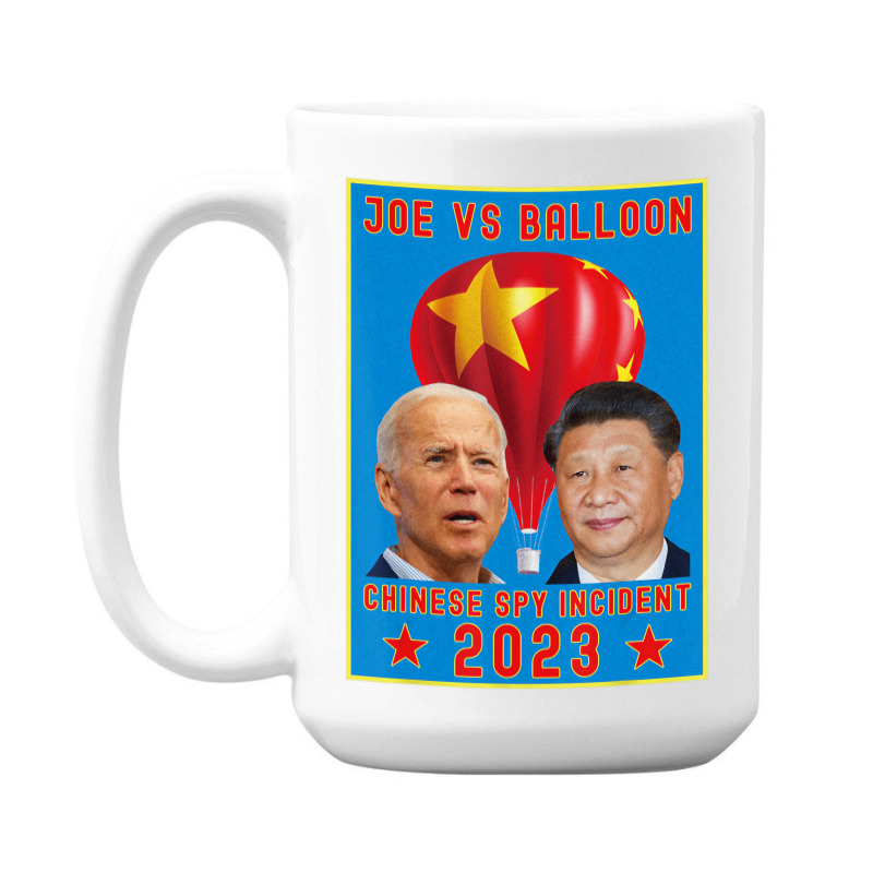 Joe Biden Vs Xi Jinping Chinese Surveillance Ballo 15 Oz Coffee Mug by voutsro | Artistshot