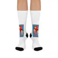 Joe Biden Vs Xi Jinping Chinese Surveillance Ballo Crew Socks | Artistshot