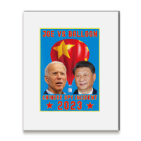 Joe Biden Vs Xi Jinping Chinese Surveillance Ballo Metal Print Vertical | Artistshot