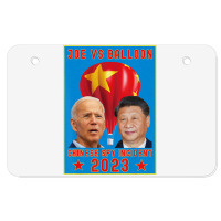 Joe Biden Vs Xi Jinping Chinese Surveillance Ballo Atv License Plate | Artistshot