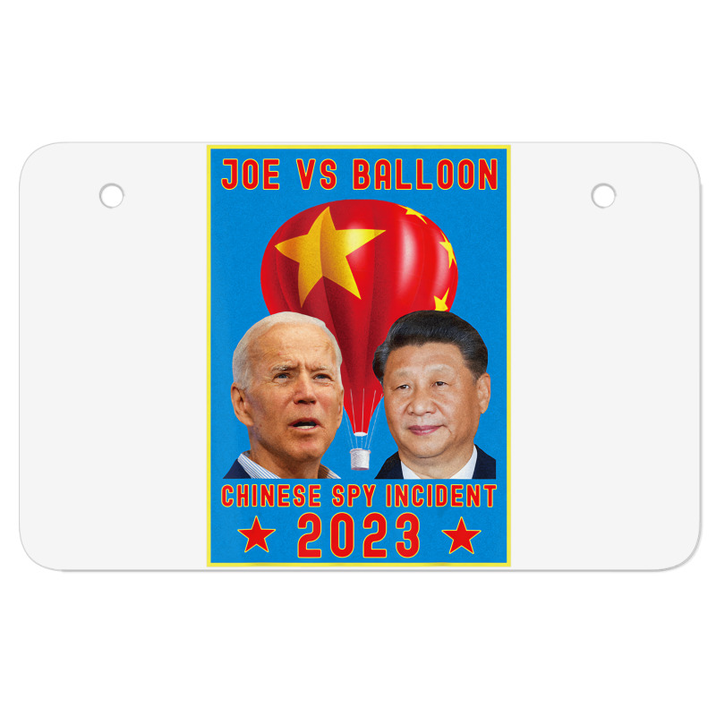 Joe Biden Vs Xi Jinping Chinese Surveillance Ballo ATV License Plate by voutsro | Artistshot