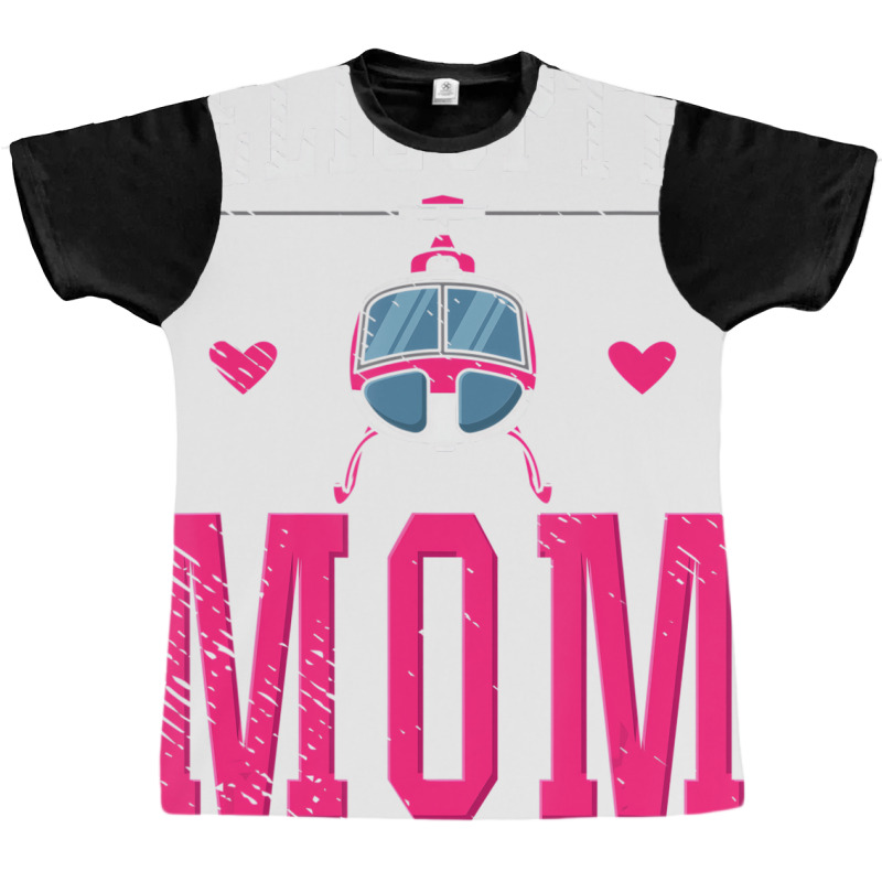 Helicopter Mom Pilot Funny Aviation Aircraft T Shi Graphic T-shirt | Artistshot