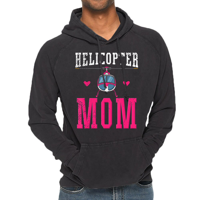 Helicopter Mom Pilot Funny Aviation Aircraft T Shi Vintage Hoodie | Artistshot