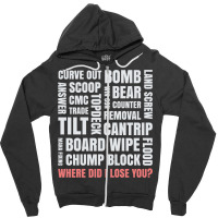 Where Did I Lose You Mtg Terminology 1 Zipper Hoodie | Artistshot