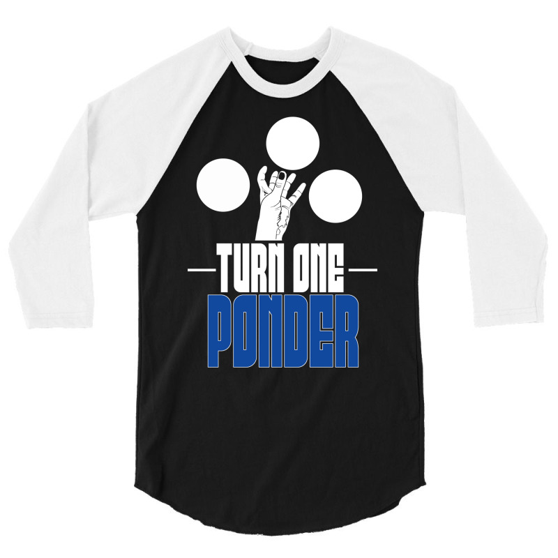 Turn One Ponder 3/4 Sleeve Shirt | Artistshot