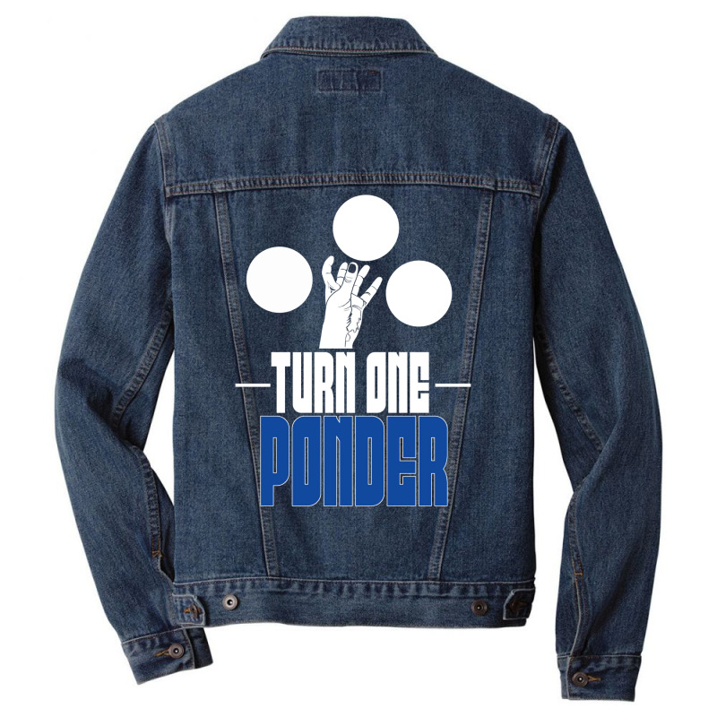 Turn One Ponder Men Denim Jacket | Artistshot