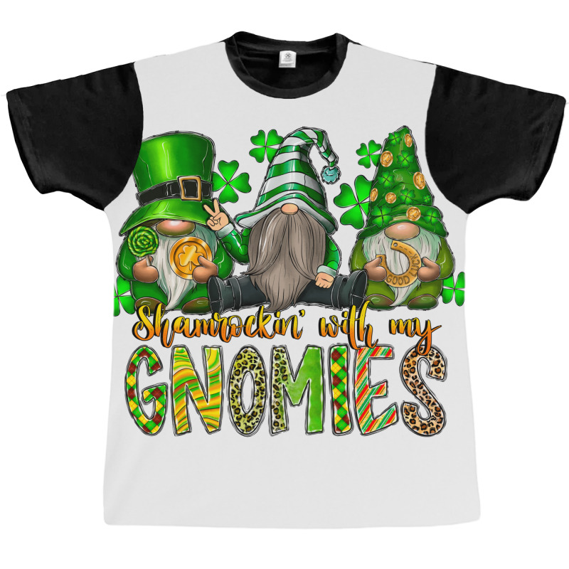 Shamrockin With My Gnomies Graphic T-shirt by SublimationCraftShop | Artistshot