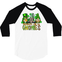 Shamrockin With My Gnomies 3/4 Sleeve Shirt | Artistshot