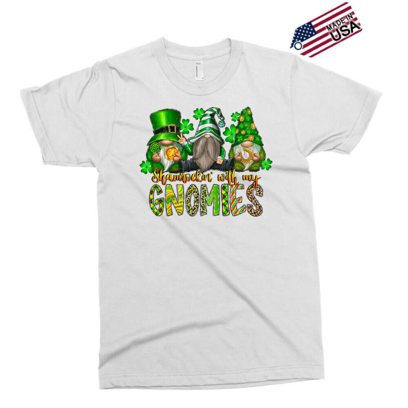 Shamrockin With My Gnomies Exclusive T-shirt by SublimationCraftShop | Artistshot