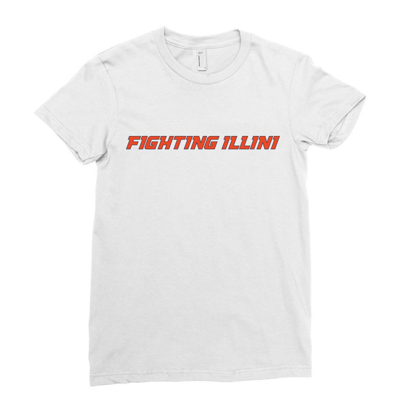 Illinois Fighting Illini, Apparel Ladies Fitted T-Shirt by graysonnicholas9 | Artistshot