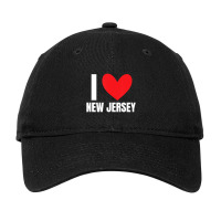 I Love New Jersey State Newark Jersey City Paterso Adjustable Cap | Artistshot