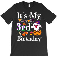 It's My 3rd Birthday Ghost Pumpkin Halloween Costu T-shirt | Artistshot