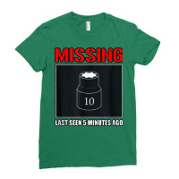 Missing 10mm Socket Mechanic Parody T Shirt Ladies Fitted T-shirt | Artistshot