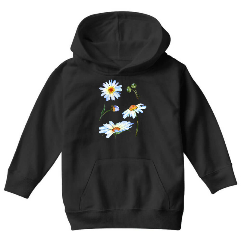 Botanical Spring   Cute Daisy Flower For Hippie & Youth Hoodie by chomibe | Artistshot