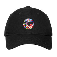 World Map International Country Flags Traveling Wo Adjustable Cap | Artistshot