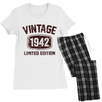 Womens 80 Years Old Vintage 1942 Limited Edition 8 Women's Pajamas Set | Artistshot